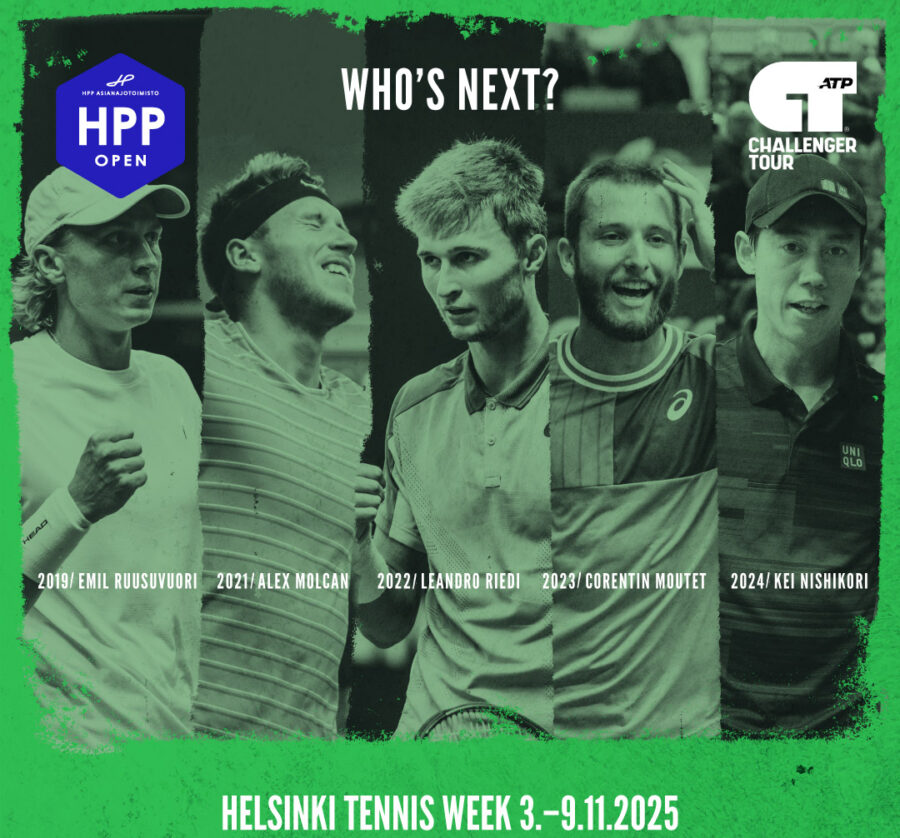 Helsinki TENNIS WEEK: HPP Open marraskuussa Talissa